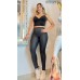 Conjunto Chinzado Top con Leggins Negro